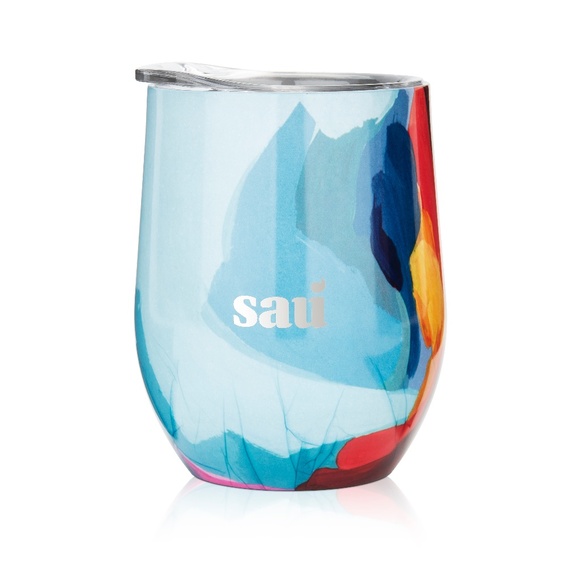 Stainless Steel Vacuum Insulated Wine Tumbler Cup with Lid 355 ml - Picture 4 of 7